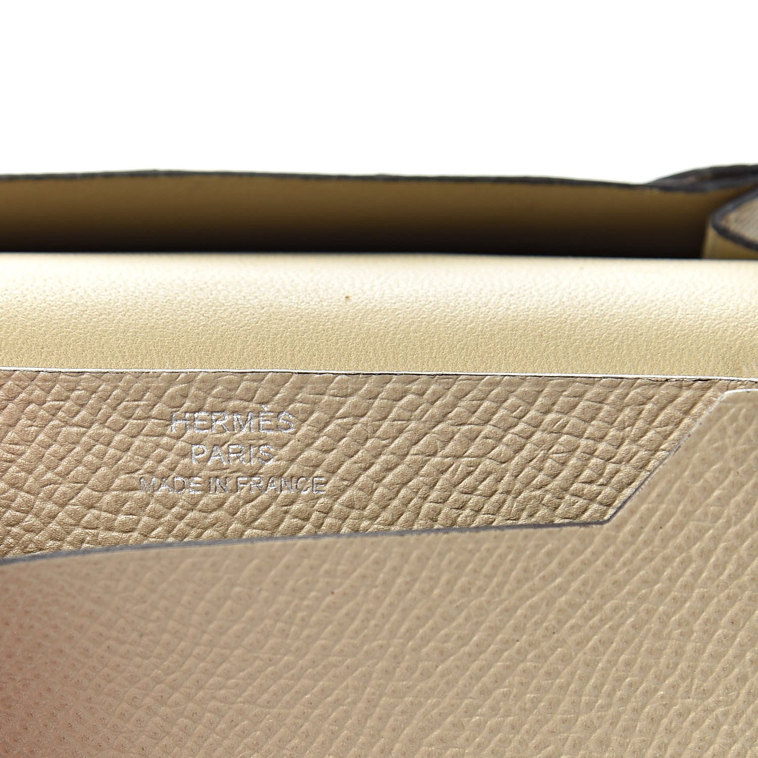 Hermes Epsom Bearn Card Holder Wallet Trench 6 of 11
