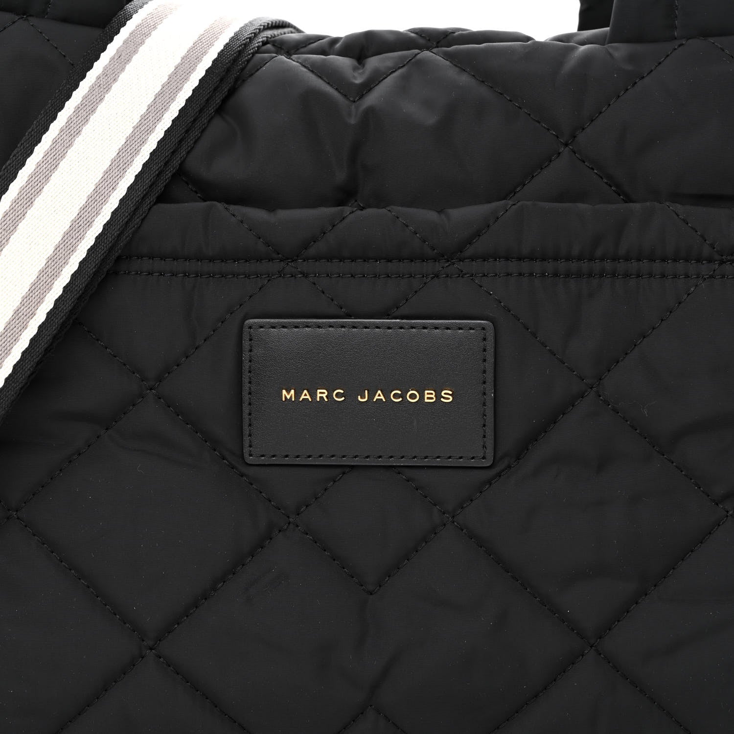 Marc Jacobs Nylon Quilted Medium Weekender Bag Black 8 of 12