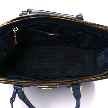 Prada Saffiano Lux Extra Large Galleria Double Zip Tote Bluette 5 of 13