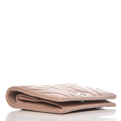 Prada Soft Calfskin Impunture Diagramme Wallet Cipria 4 of 7