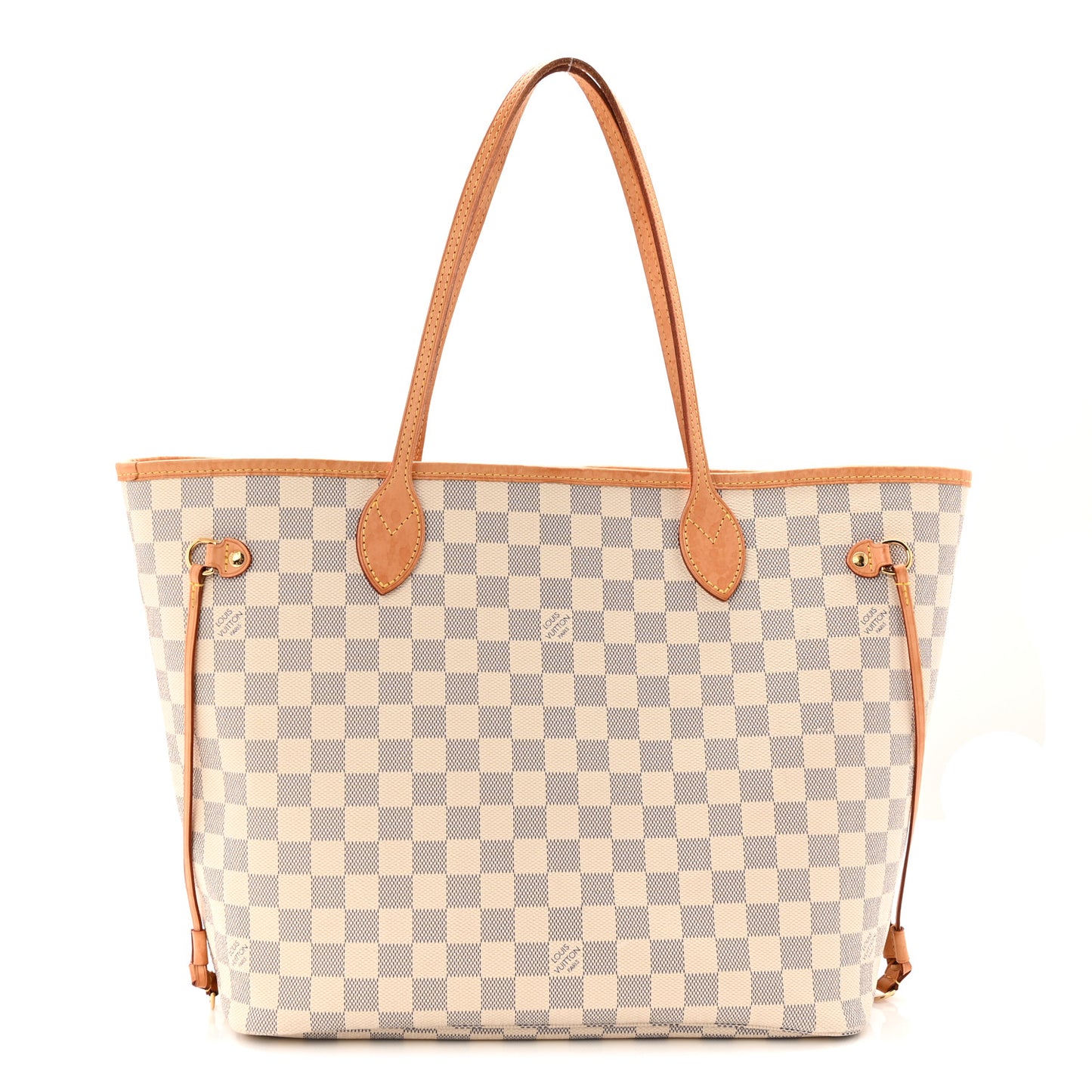 Damier Azur Neo Neverful lMM Rose Ballerine