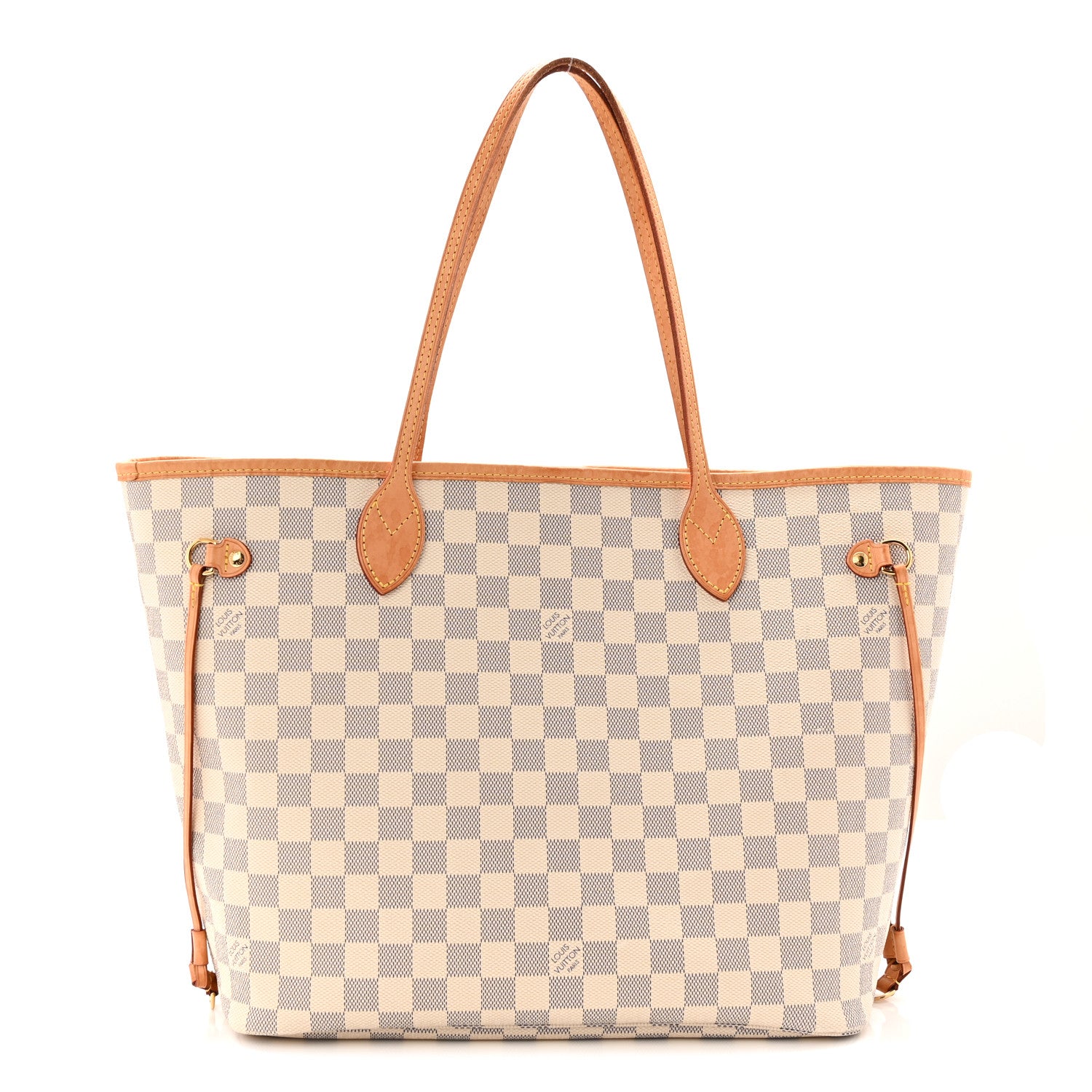 Louis Vuitton Damier Azur Neo Neverful lMM Rose Ballerine 1 of 11