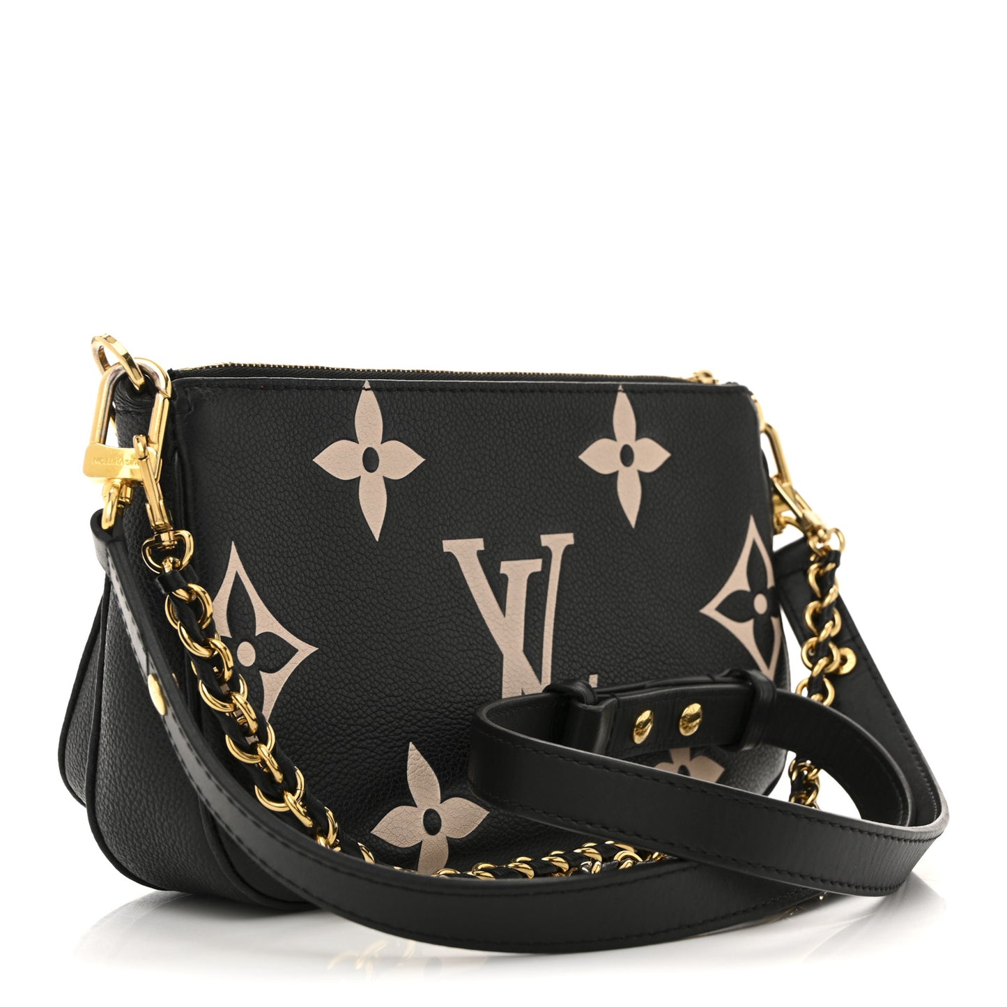 Empreinte Monogram Giant Multi Pochette Accessories Black Beige