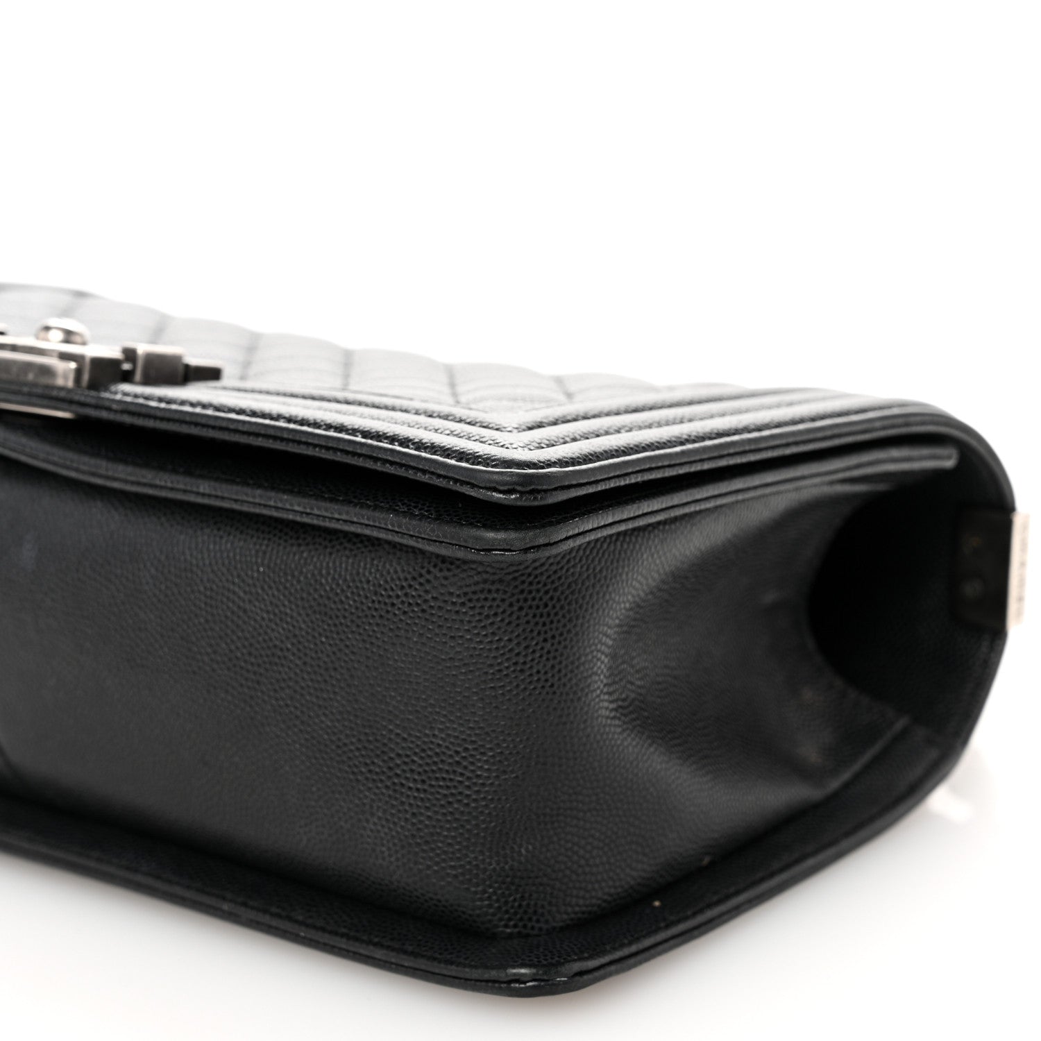 Chanel Caviar Quilted Medium Boy Flap Black 10 of 10