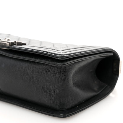 Chanel Caviar Quilted Medium Boy Flap Black 10 of 10