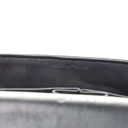 Chanel Lambskin East West Chocolate Bar Flap Black 7 of 16