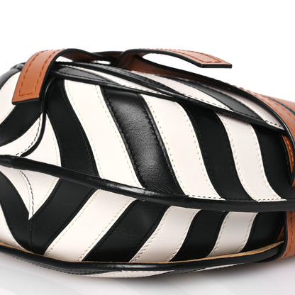 Loewe Calfskin Marine Stripe Small Gate Crossbody Bag Tan 10 of 17