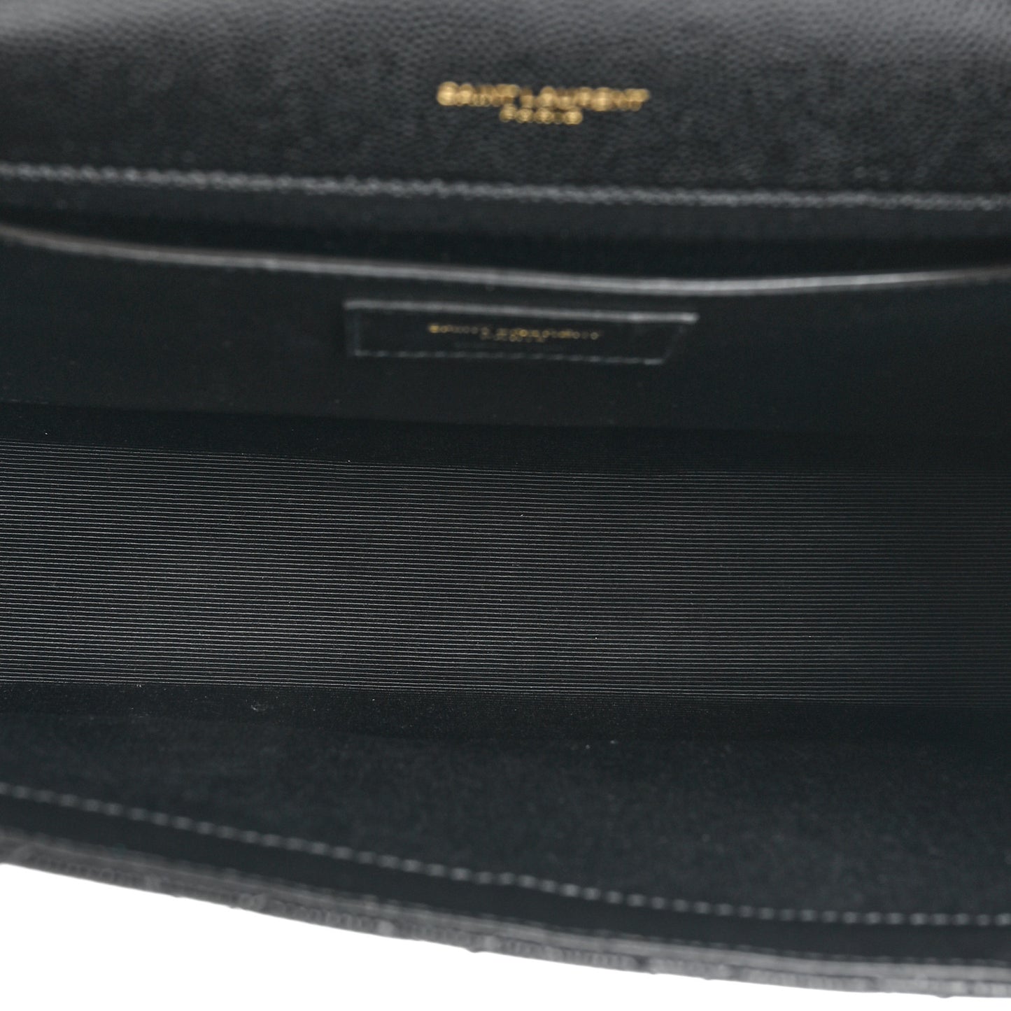 Grain De Poudre Textured Mixed Matelasse Triquilt Medium Monogram Satchel Black
