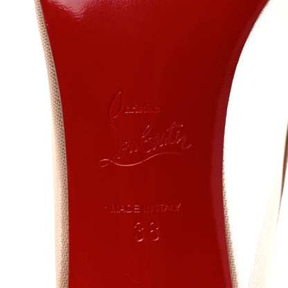 Christian Louboutin Veau Velours Rete Galativi 85 Pumps 38 Courtisane 6 of 8