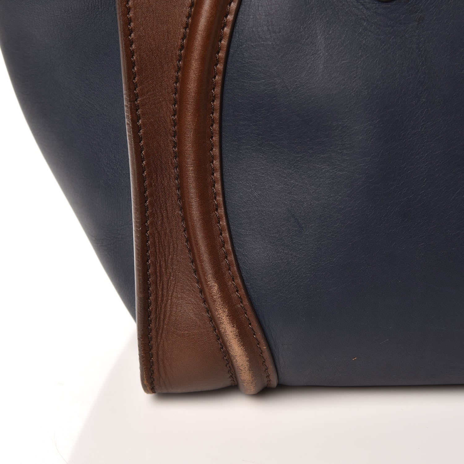 Celine Smooth Calfskin Mini Tri-Color Luggage Navy 14 of 21