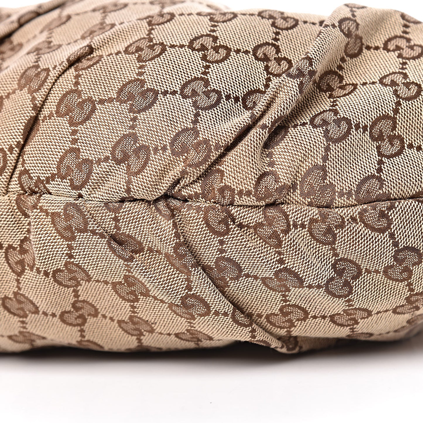 Monogram Studded Medium Pelham Tote Dark Brown