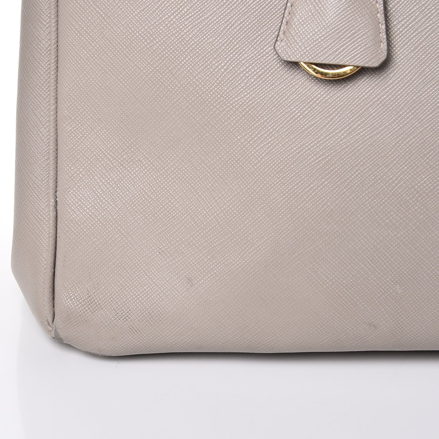 Saffiano Lux Extra Large Galleria Double Zip Tote Pomice