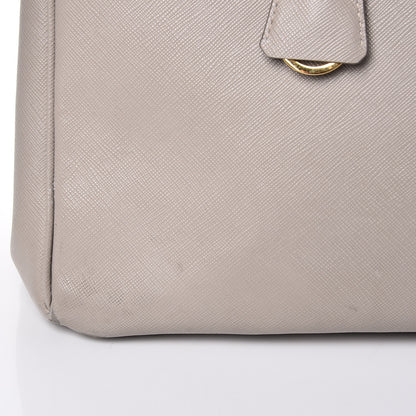 Prada Saffiano Lux Extra Large Galleria Double Zip Tote Pomice 17 of 20