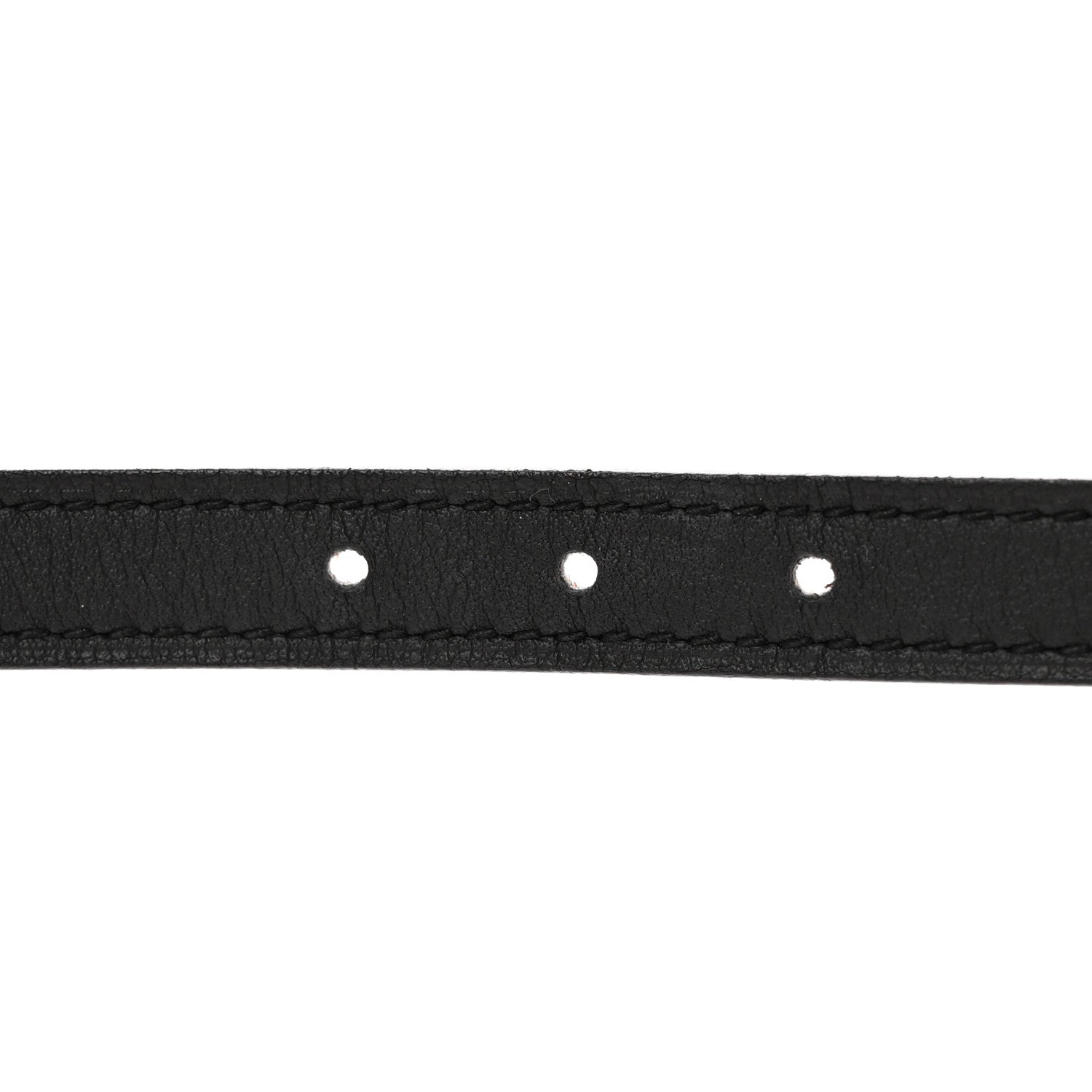 Hermes Swift Epsom 13mm Gamma Belt 75 Black Orange 3 of 6