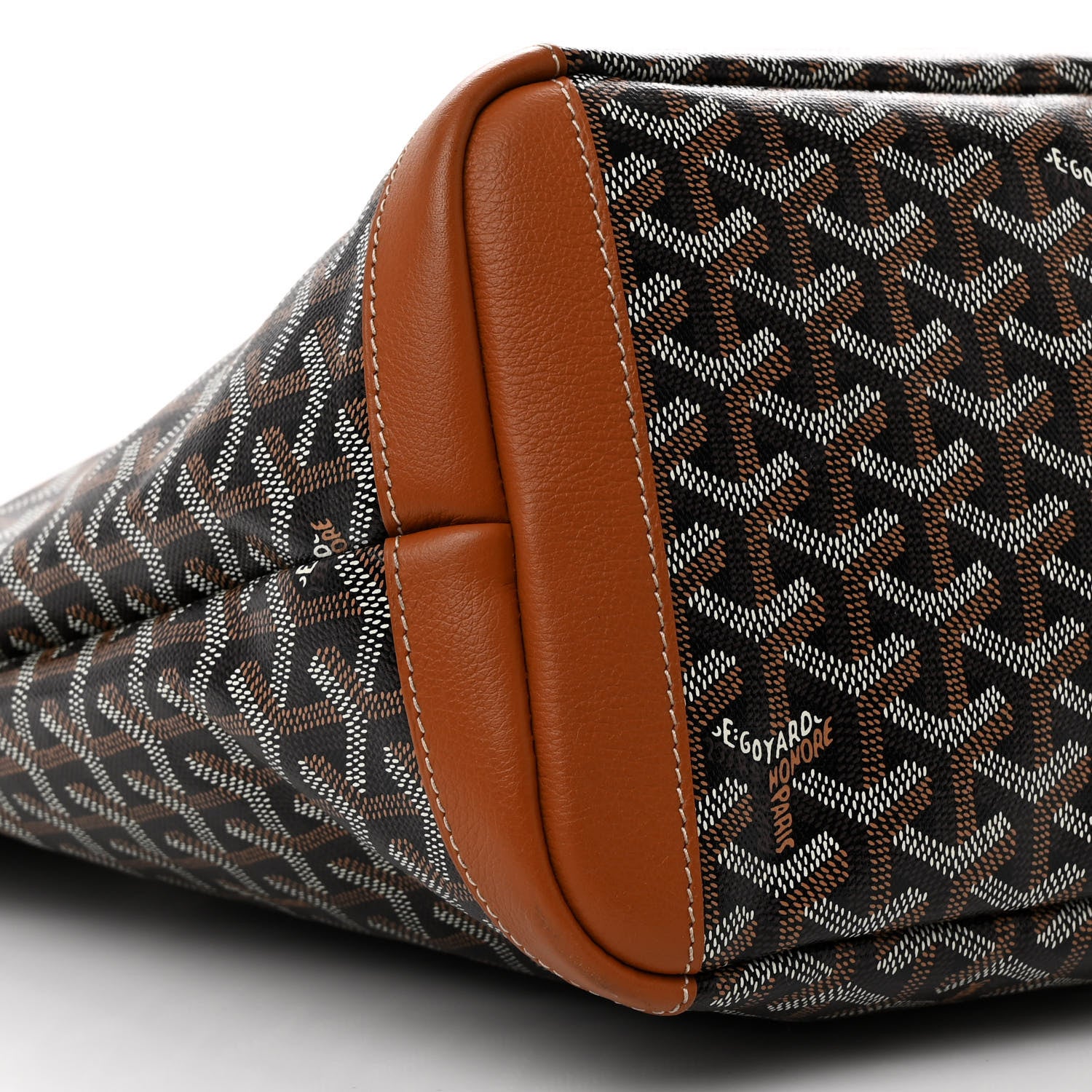 Goyard Goyardine Artois MM Black Gold 9 of 10