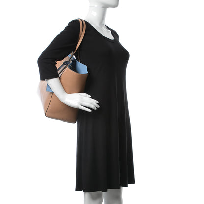 Gucci Dollar Calfskin Medium Swing Tote Camelia Mineral Blue 2 of 8