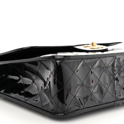 Chanel Patent Quilted Large School Memory Top Handle Flap Black 10 of 10