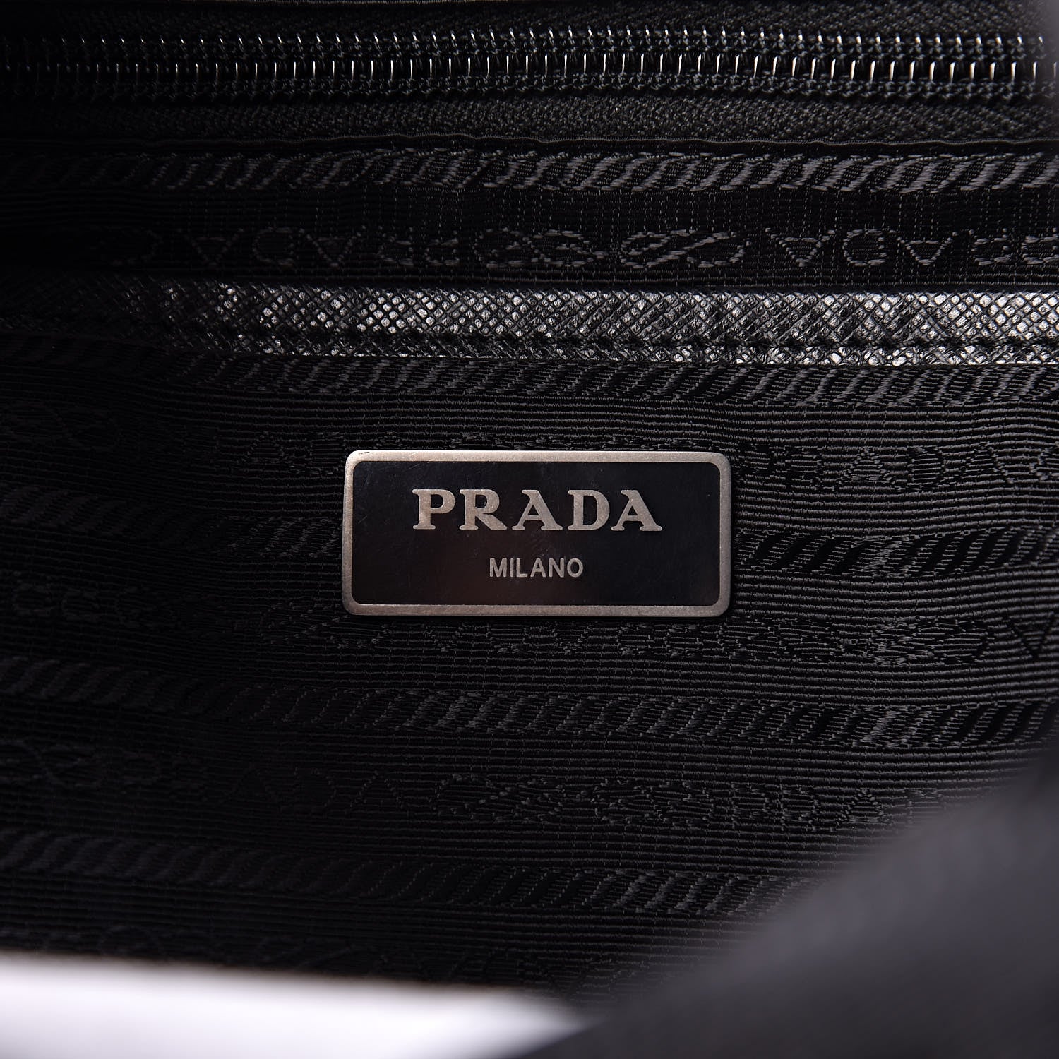 Prada Nylon New Vela Monochrome Studded Backpack Black 6 of 10