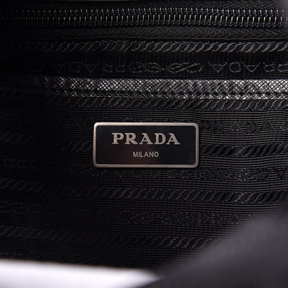 Prada Nylon New Vela Monochrome Studded Backpack Black 6 of 10