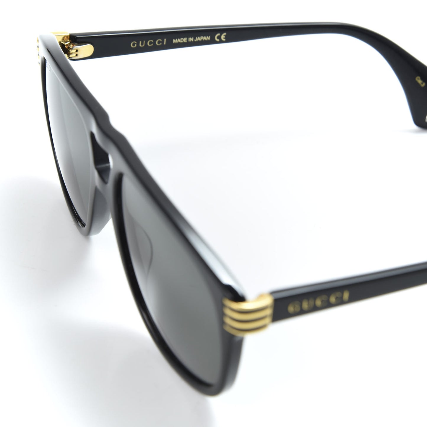 Acetate Aviator Sunglasses GG0525S Black