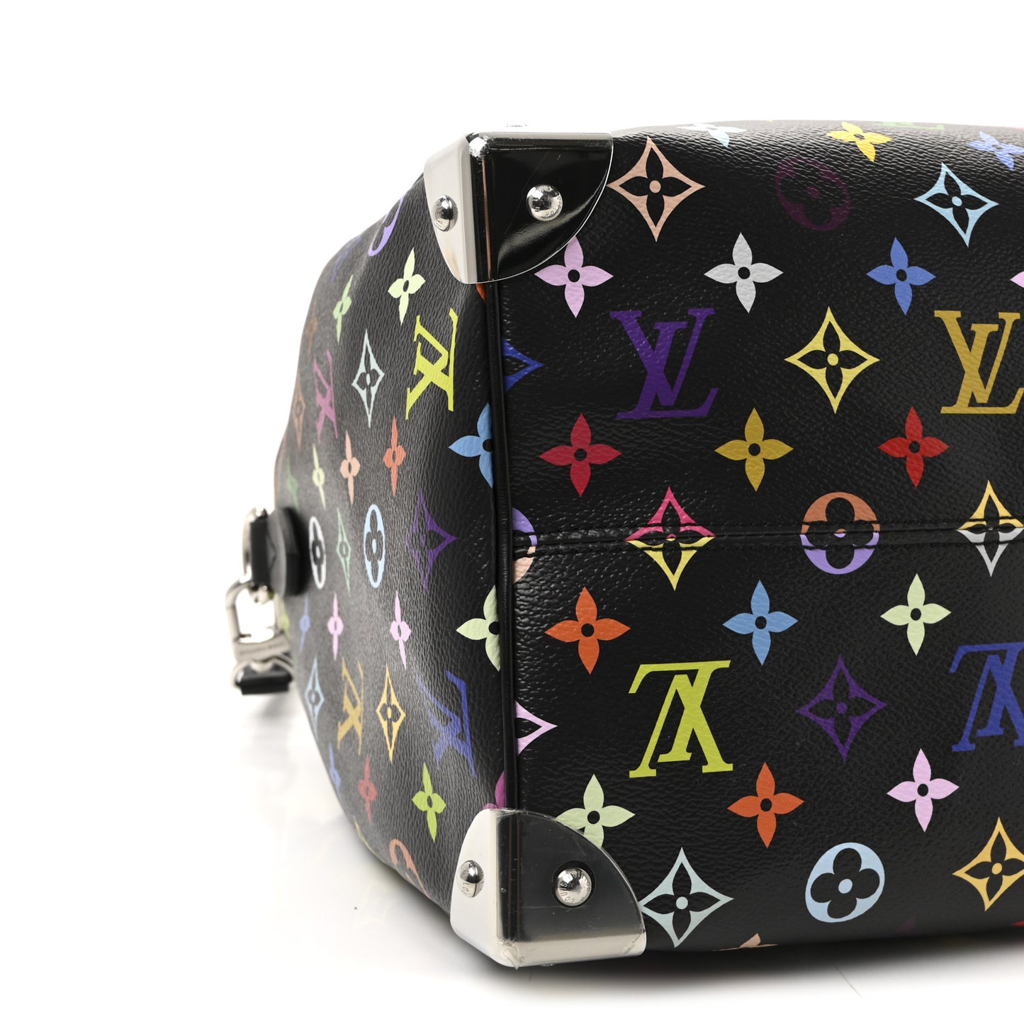 LV X TM Monogram Multicolor Speedy Soft 30 Black