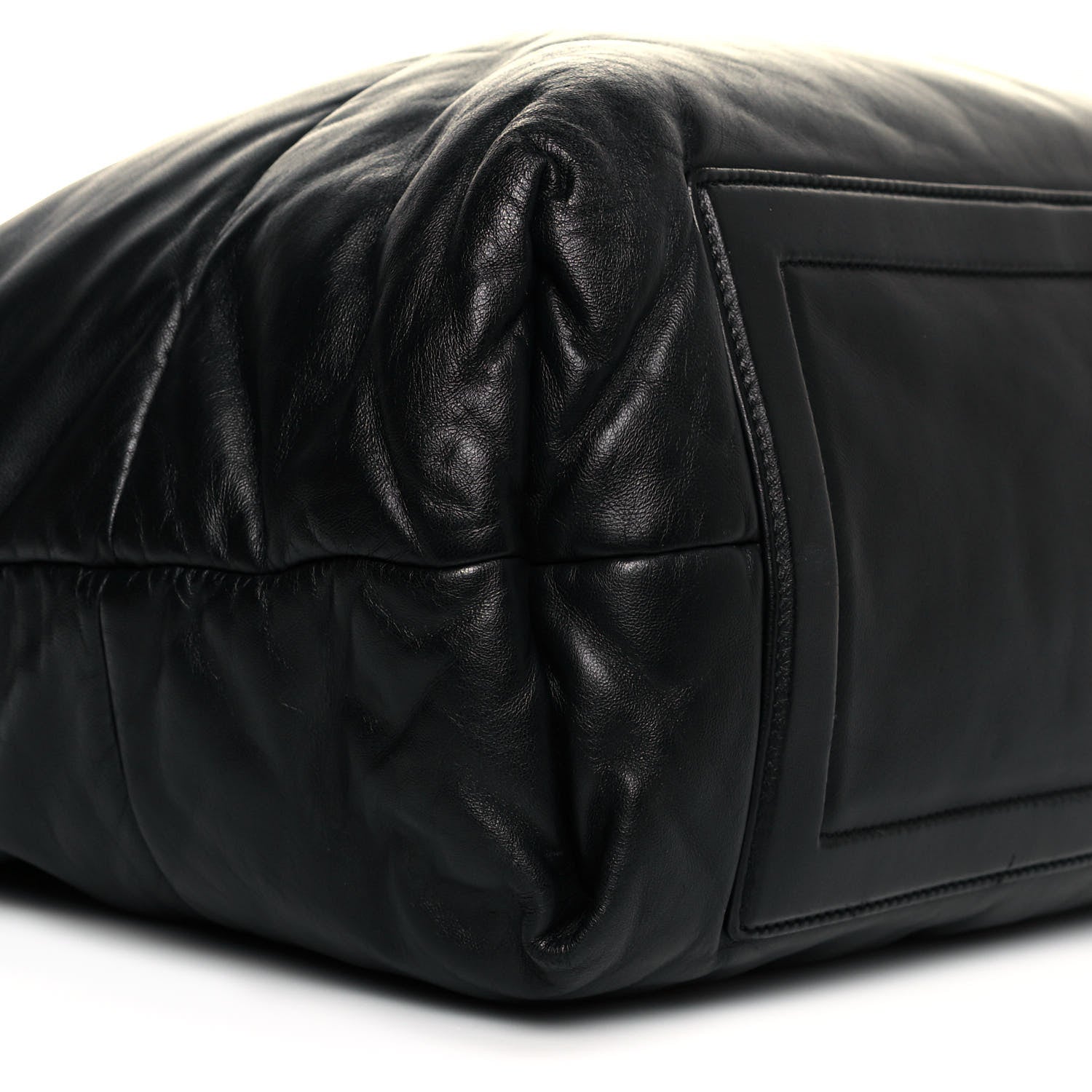Chanel Lambskin Quilted Extra Large Coco Cocoon Reversible Tote Black 8 of 14