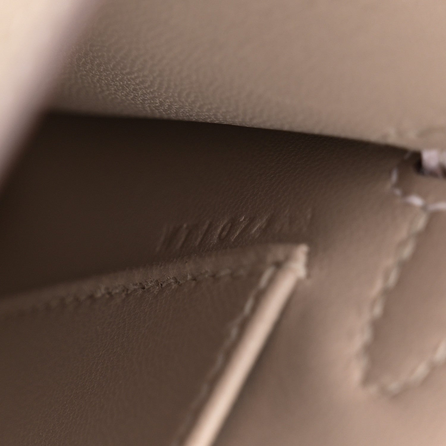 Hermes Chevre Mysore Horseshoe Mini Kelly Sellier 20  Gris Tourterelle Mauve Pale 7 of 11