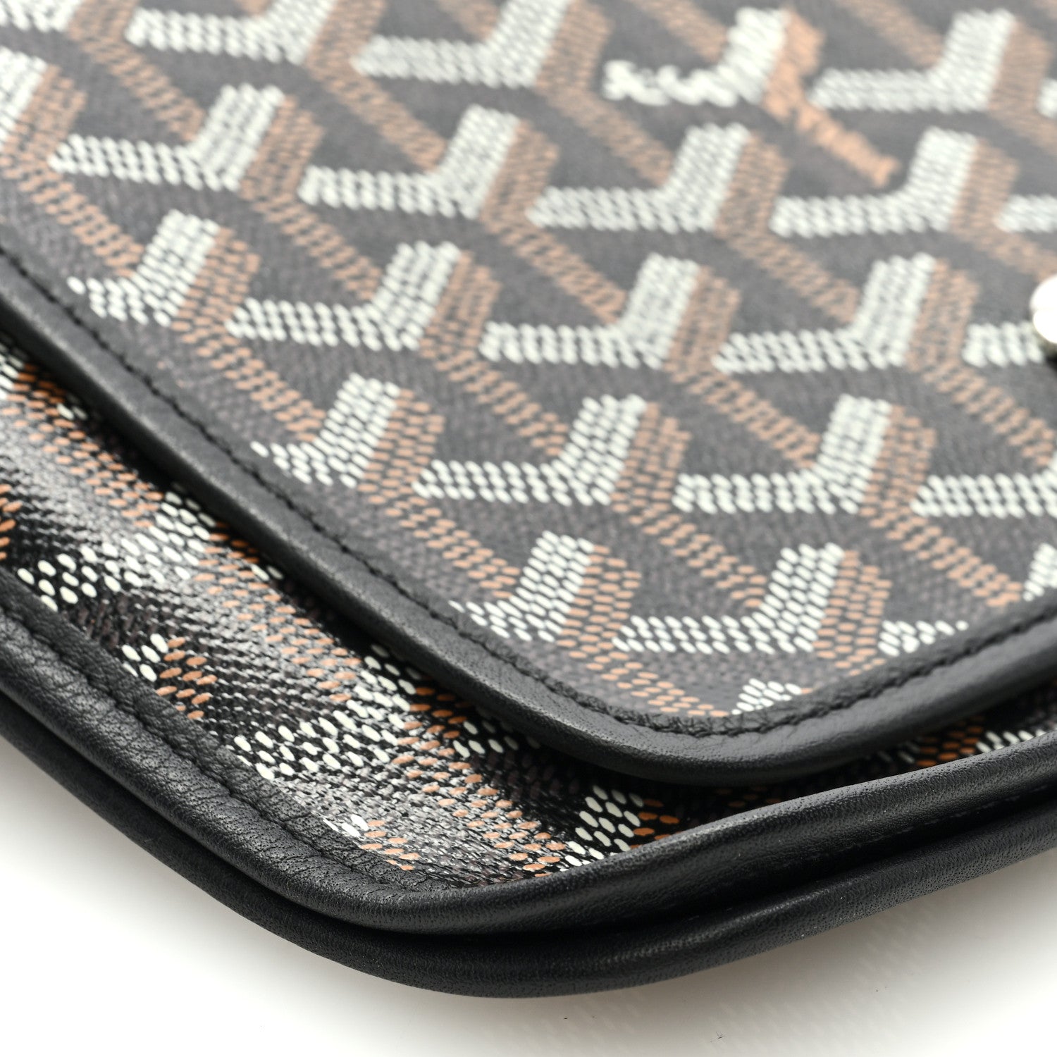 Goyard Goyardine Plumet Wallet Clutch Black 9 of 10