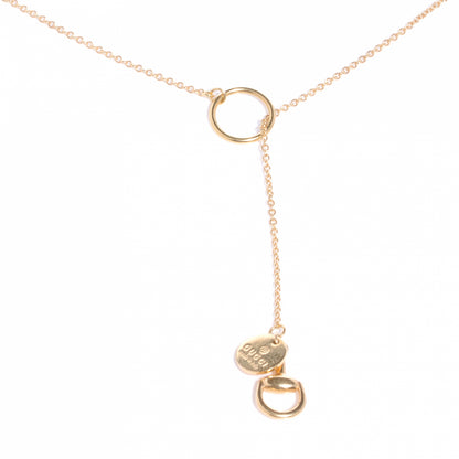 Gucci 18K Rose Gold Horsebit Lariat Necklace 1 of 6
