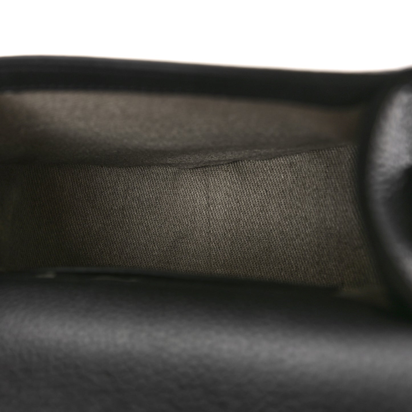 Grained Calfskin Small Marcie Saddle Bag Black
