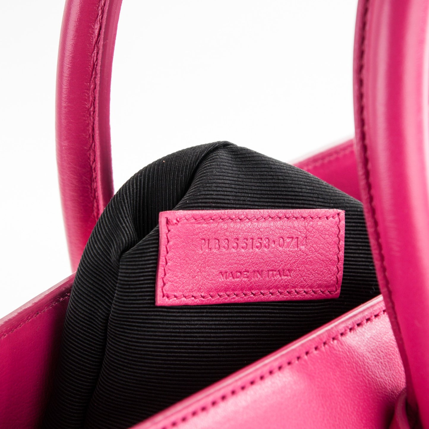 Calfskin Small Sac De Jour Lipstick Fuchsia