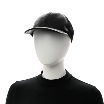 Gucci Calfskin Mesh GG Tennis Embossed Baseball Hat L Black 2 of 10