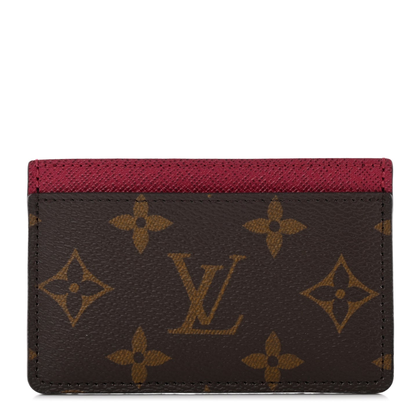 Monogram Card Holder Fuchsia