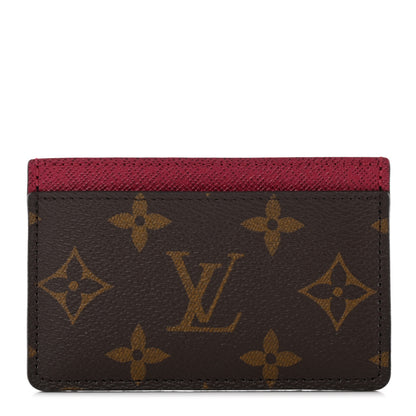 Louis Vuitton Monogram Card Holder Fuchsia 1 of 9