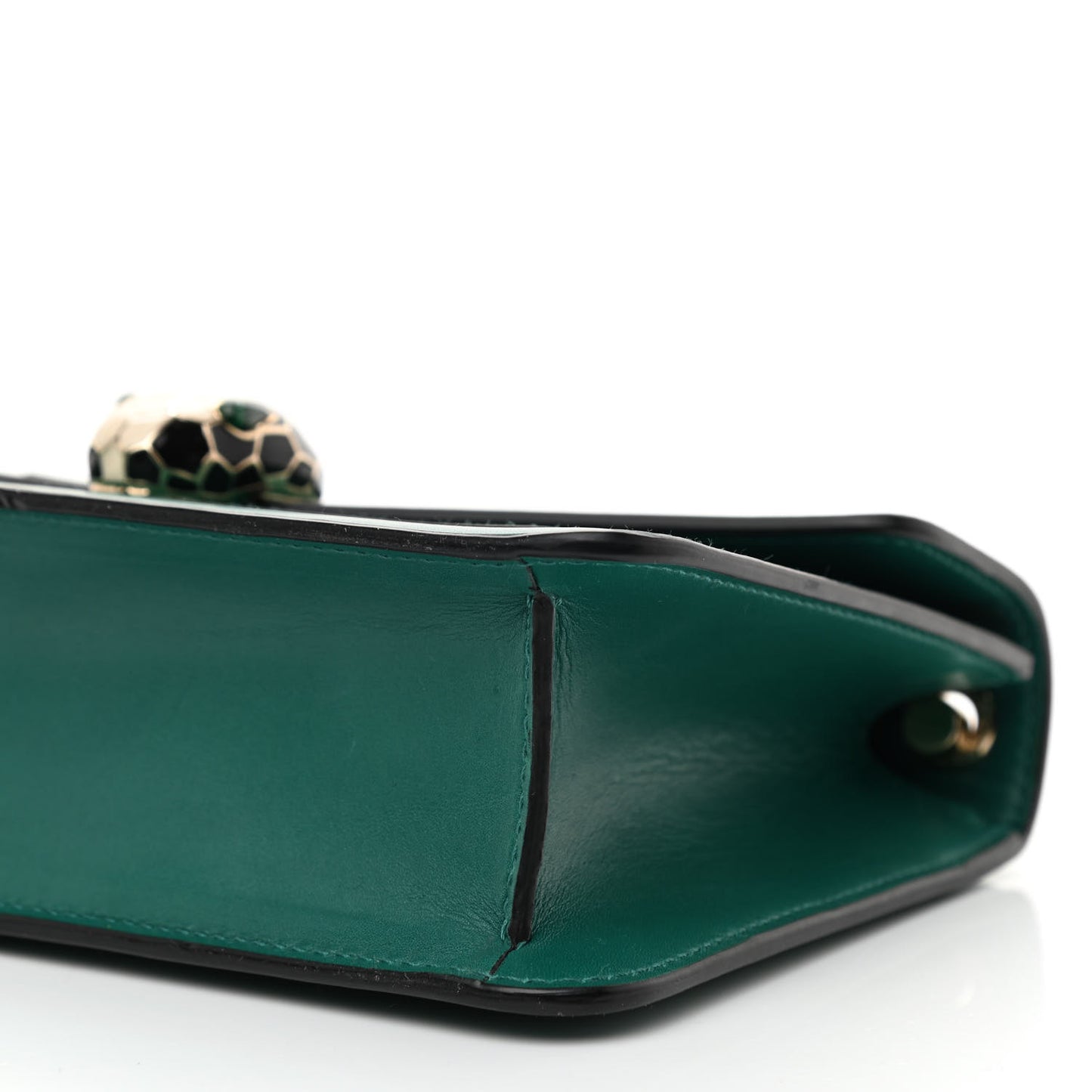 Calfskin Serpenti Forever Crossbody Bag Emerald Green