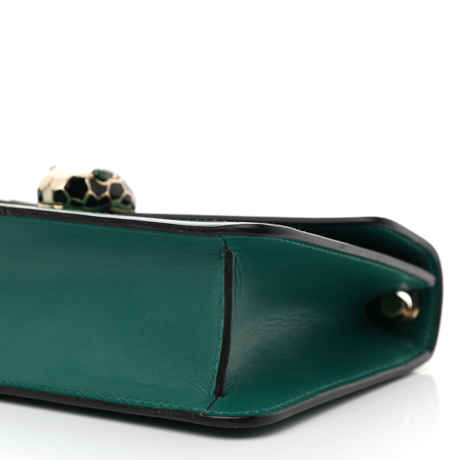 Bulgari Calfskin Serpenti Forever Crossbody Bag Emerald Green 8 of 10