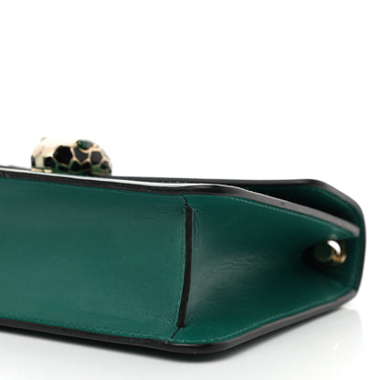 Bulgari Calfskin Serpenti Forever Crossbody Bag Emerald Green 8 of 10
