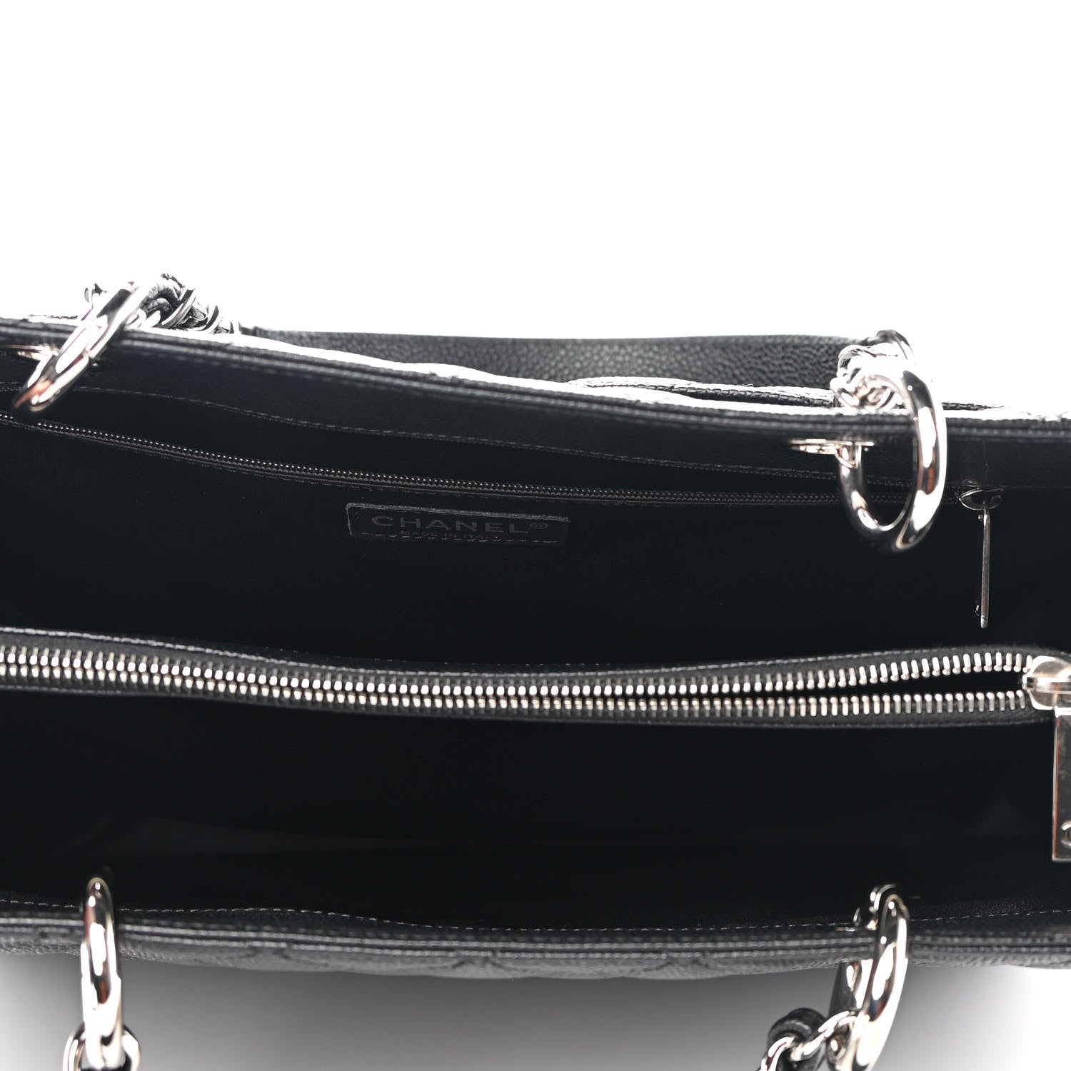 Chanel Caviar Quilted Grand Shopping Tote GST Black 5 of 10