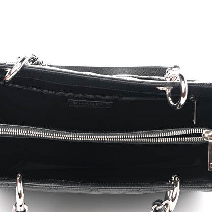Chanel Caviar Quilted Grand Shopping Tote GST Black 5 of 10