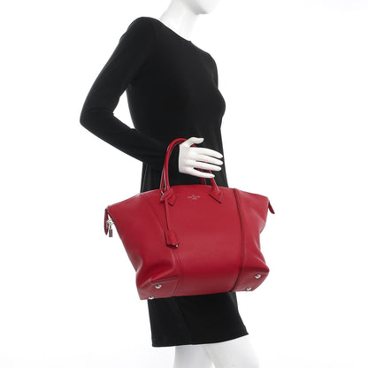 Louis Vuitton Veau Cachemire Soft Lockit MM Framboise 2 of 9