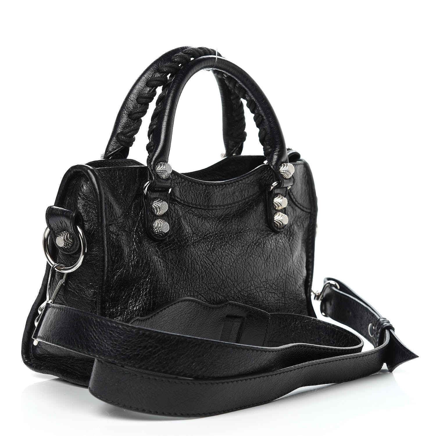 Balenciaga Agneau Giant 12 Silver Hardware Mini City Black 3 of 10