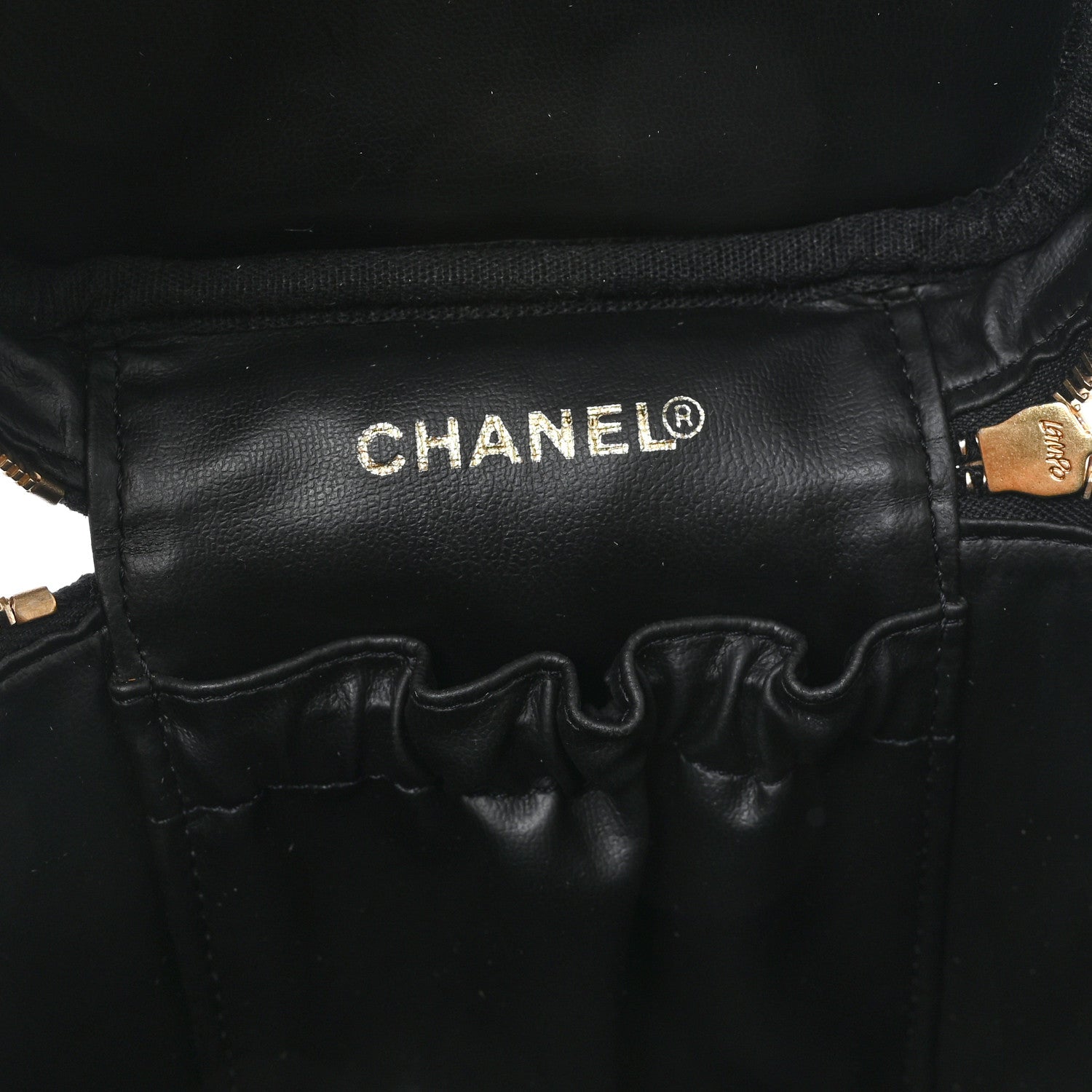 Chanel Caviar Vanity Cosmetic Case Black 6 of 8