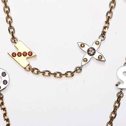 Louis Vuitton Love Letters Timeless Long Necklace Gold 6 of 7