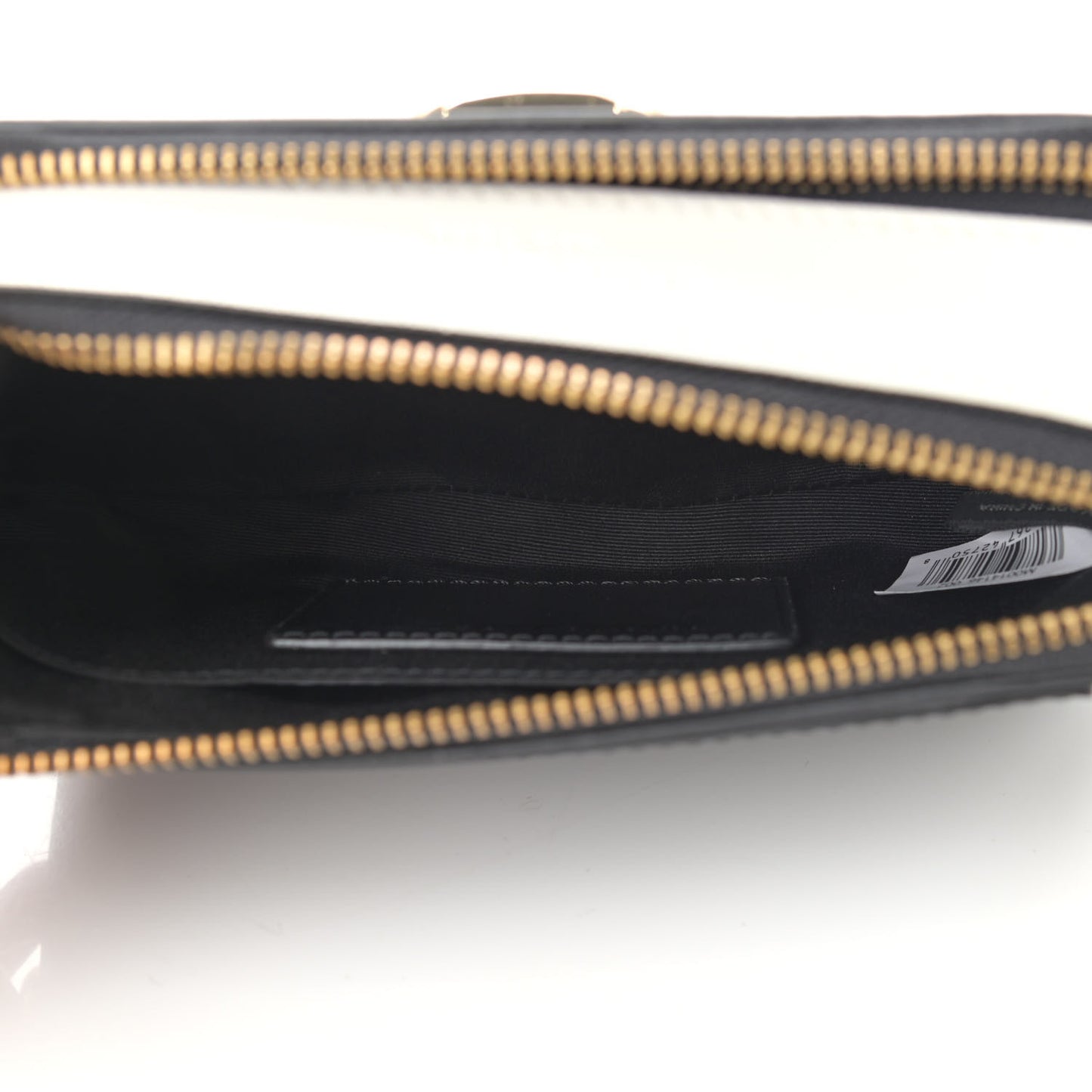 Saffiano Snapshot Camera Bag Black Grey