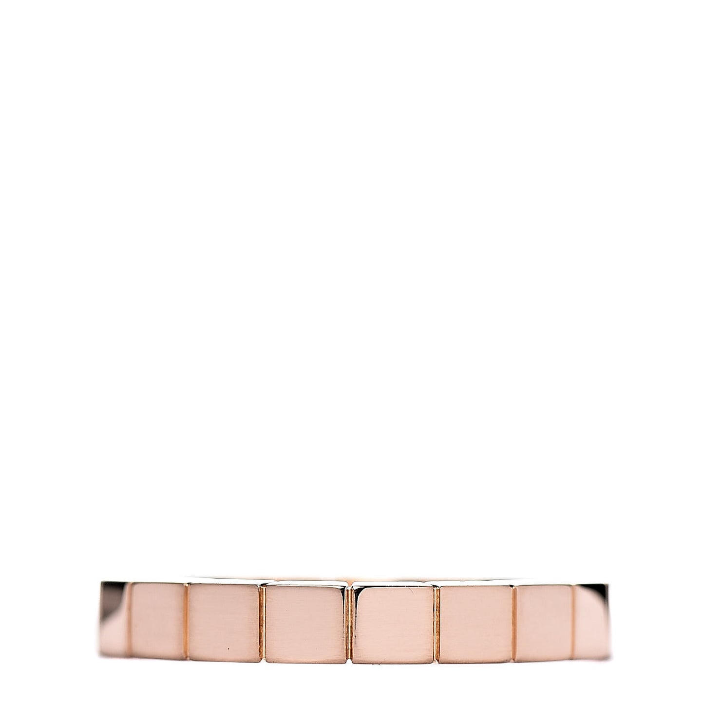 18K Pink Gold 3mm Lanieres Ring 48 4.5
