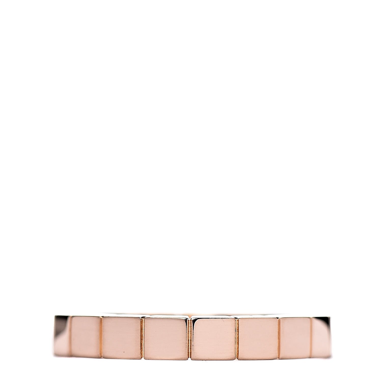 Cartier 18K Pink Gold 3mm Lanieres Ring 48 4.5 3 of 4