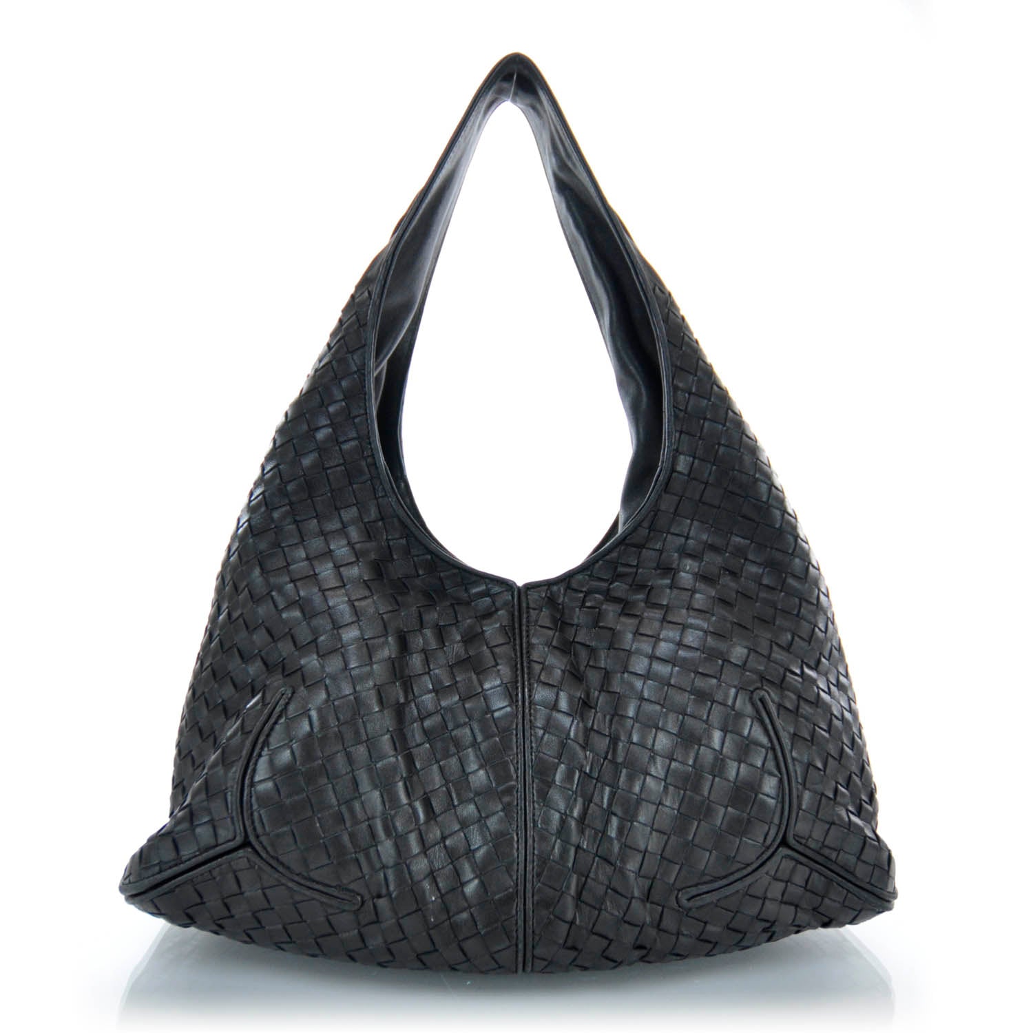 Bottega Veneta Nappa Intrecciato Ball Hobo Nero 1 of 9