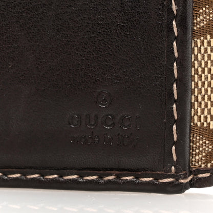 Gucci Monogram New Britt French Wallet Dark Brown 6 of 7