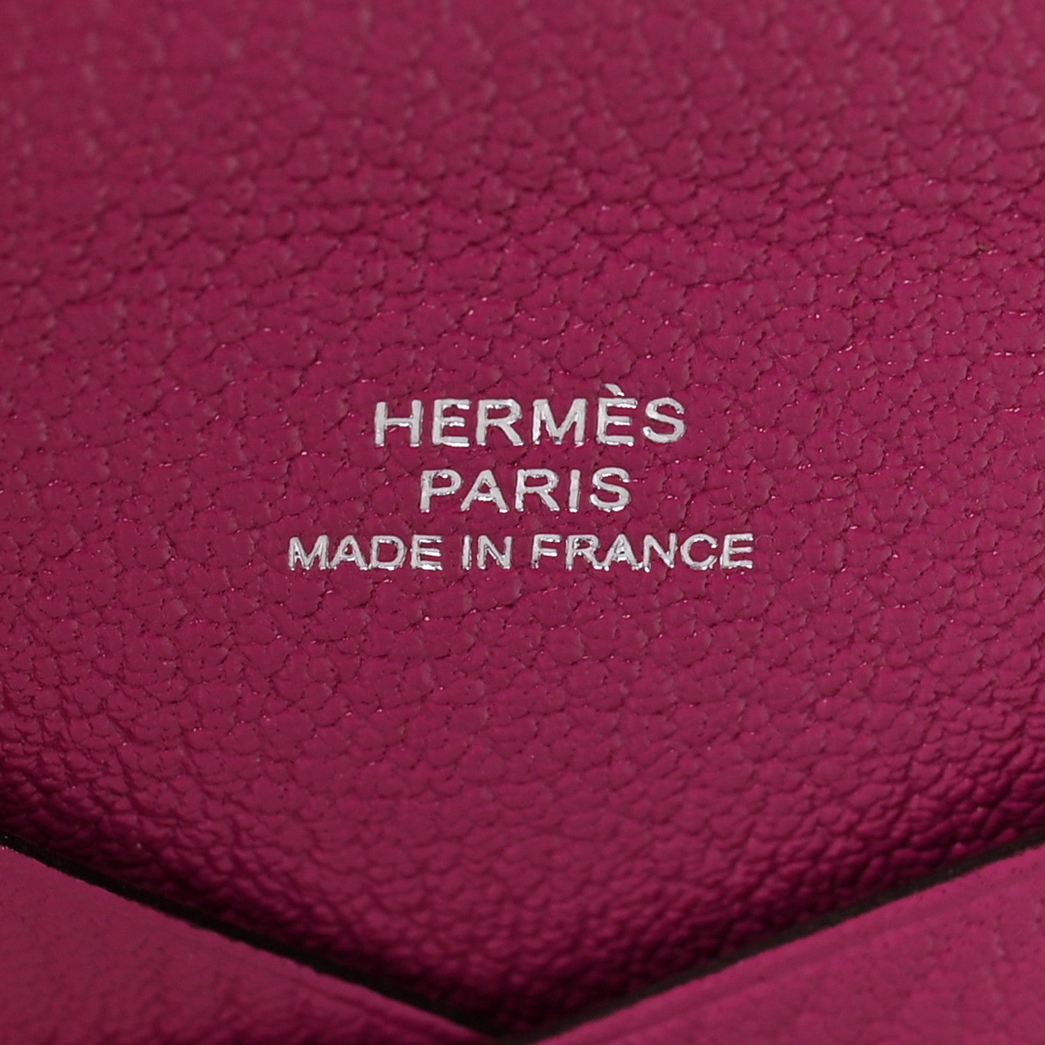 Hermes Chevre Mysore Calvi Card Case Rose Pourpre 6 of 8