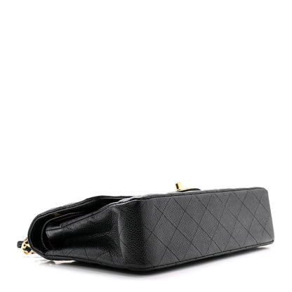 Chanel Caviar Quilted Medium Double Flap Black 4 of 11